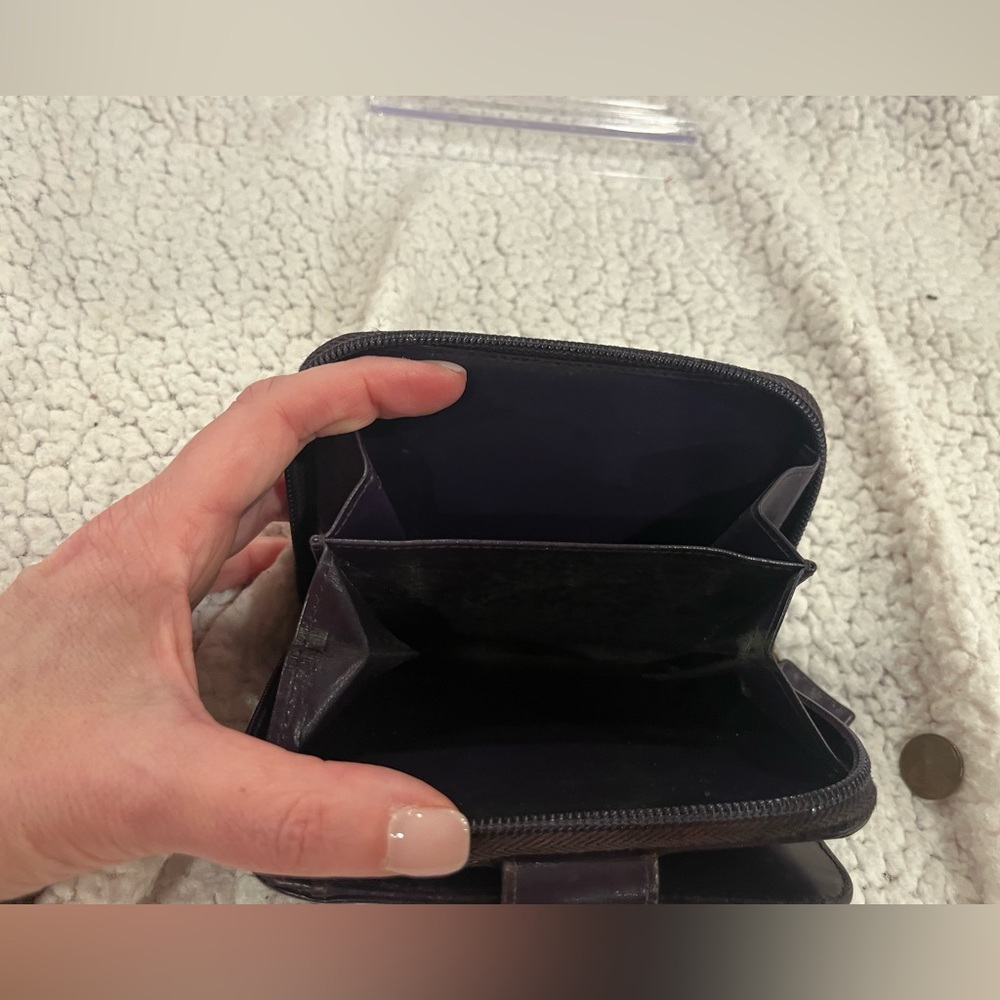 Prada Purple Leather Bifold Wallet - Picture 12 of 14